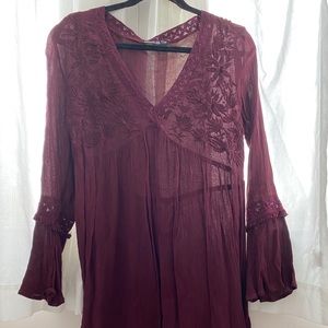 Cotton On maroon color dress